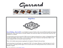 Tablet Screenshot of garrard501.com